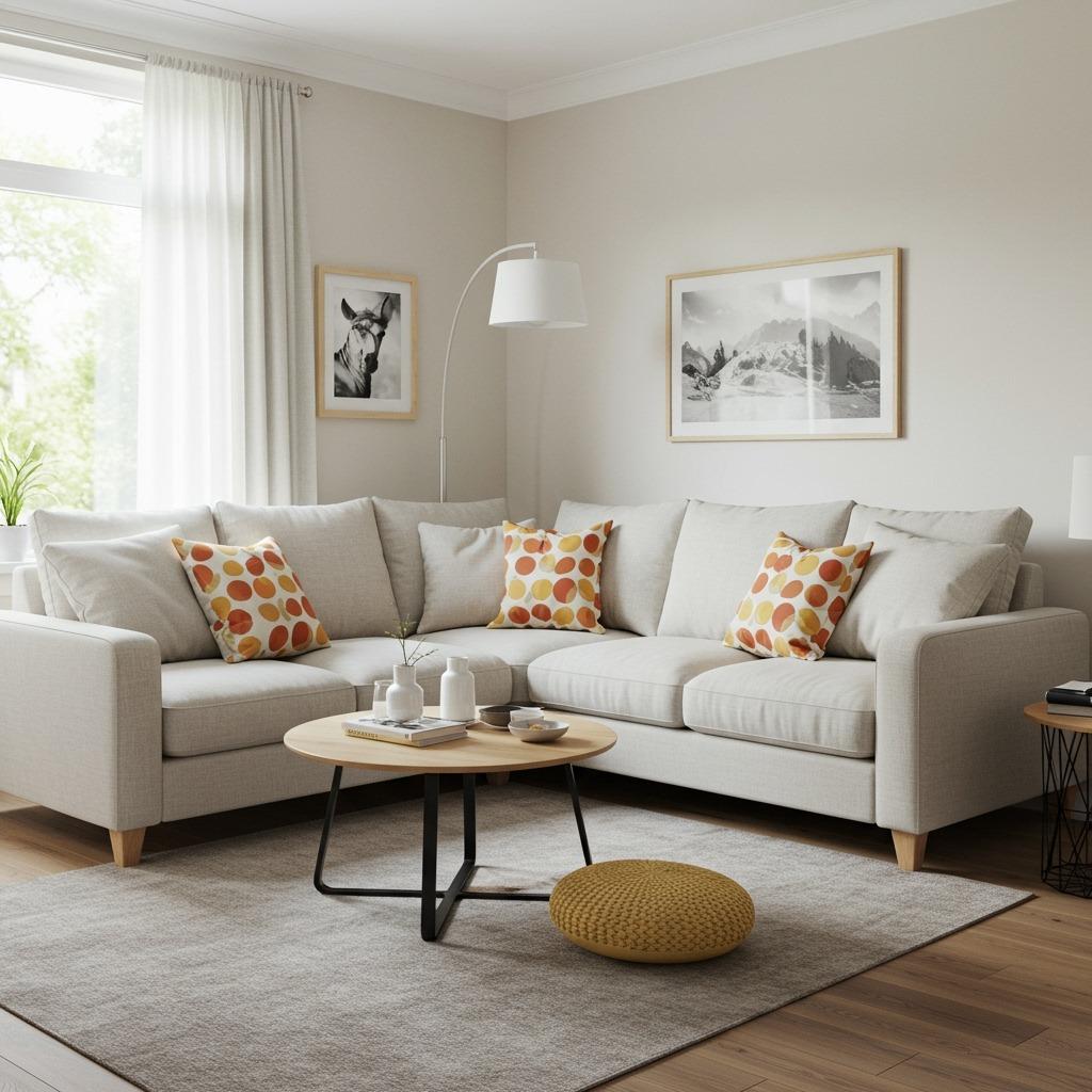 Choose a Light-Colored Sofa