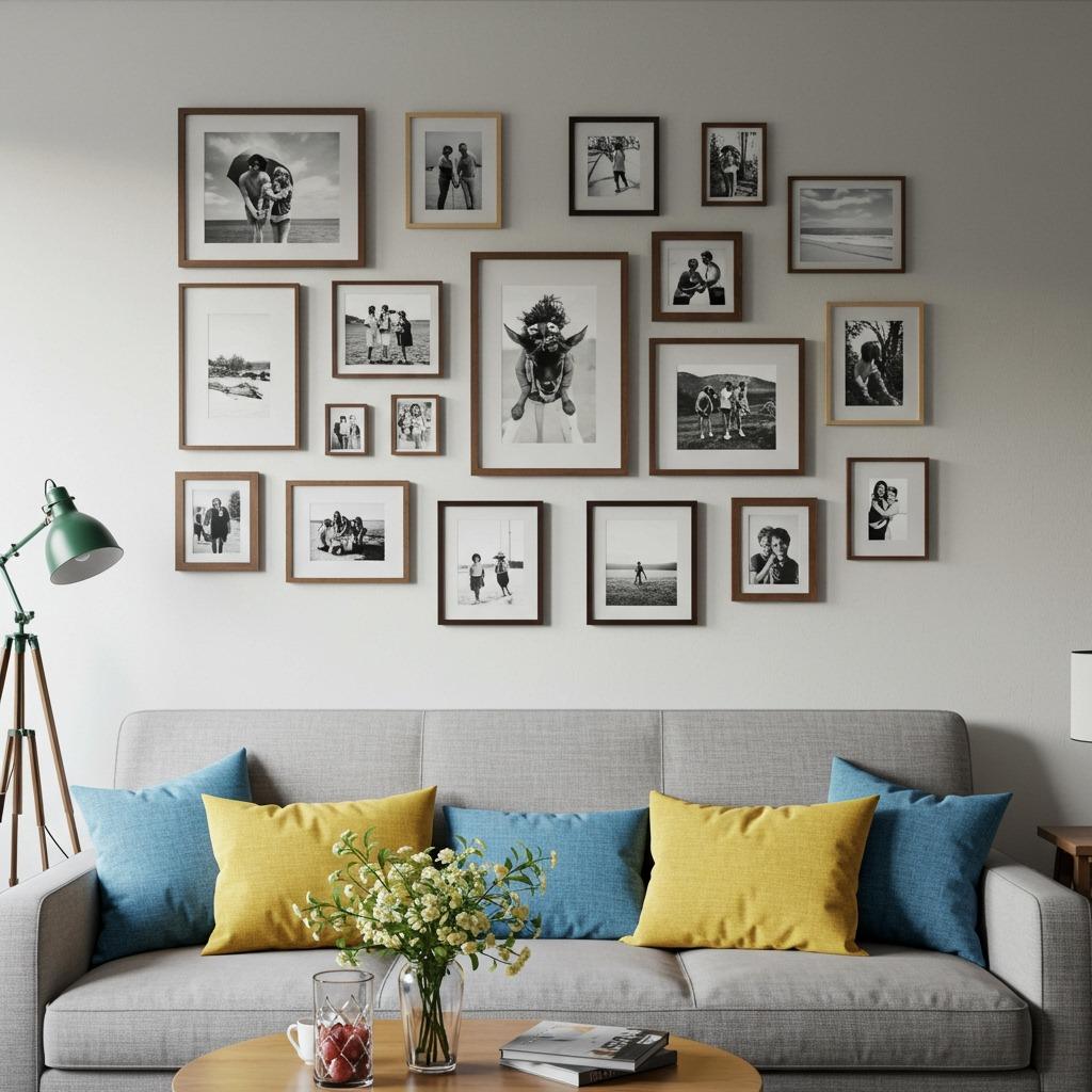 Create a Gallery Wall with Personal Art