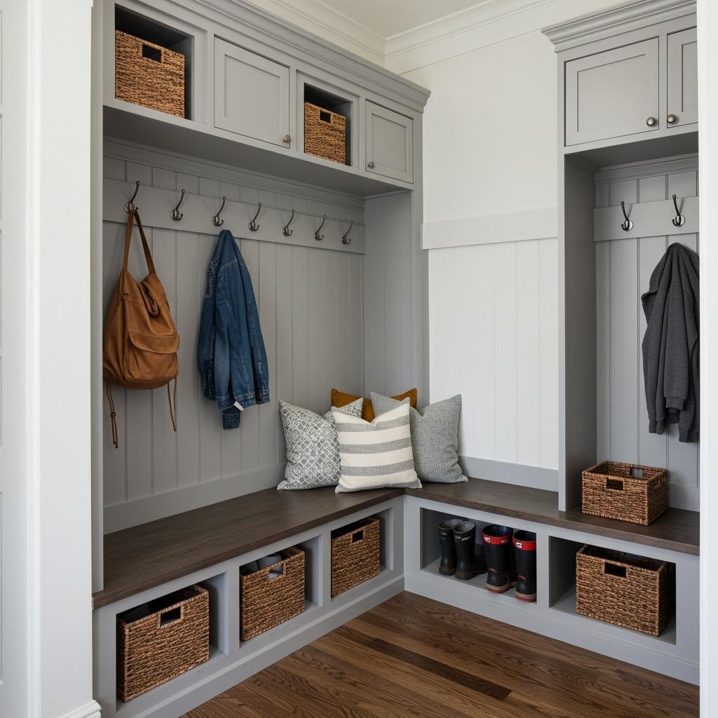 Create a Mudroom from Unused Space