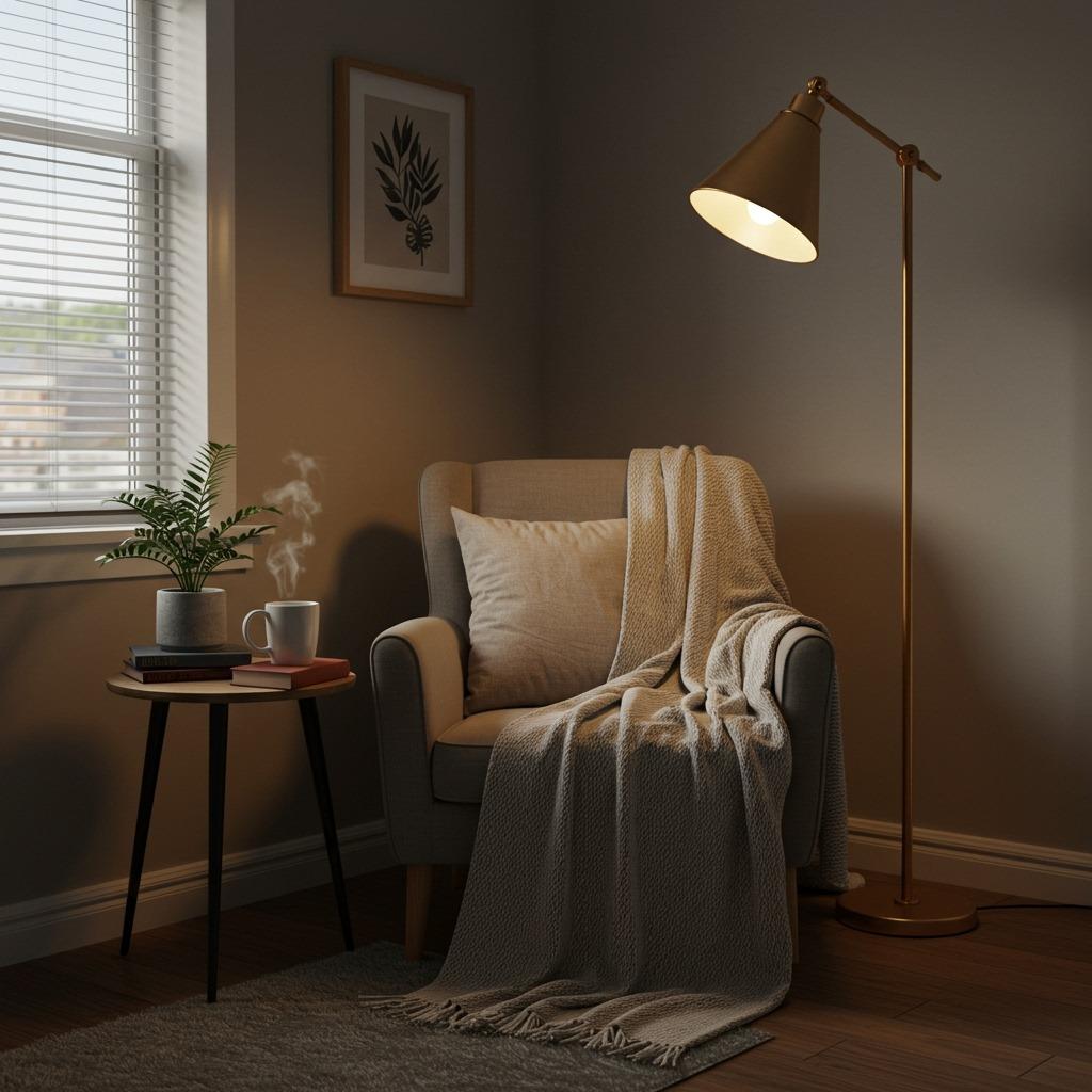 Create a Reading Nook with Warm Textiles