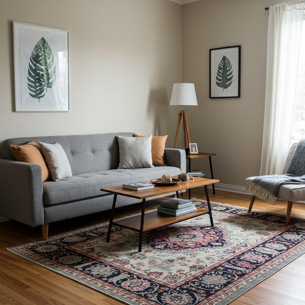 Create Zones with Area Rugs