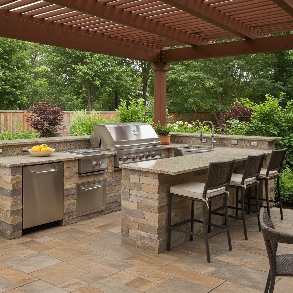 Design an Outdoor Kitchen Area