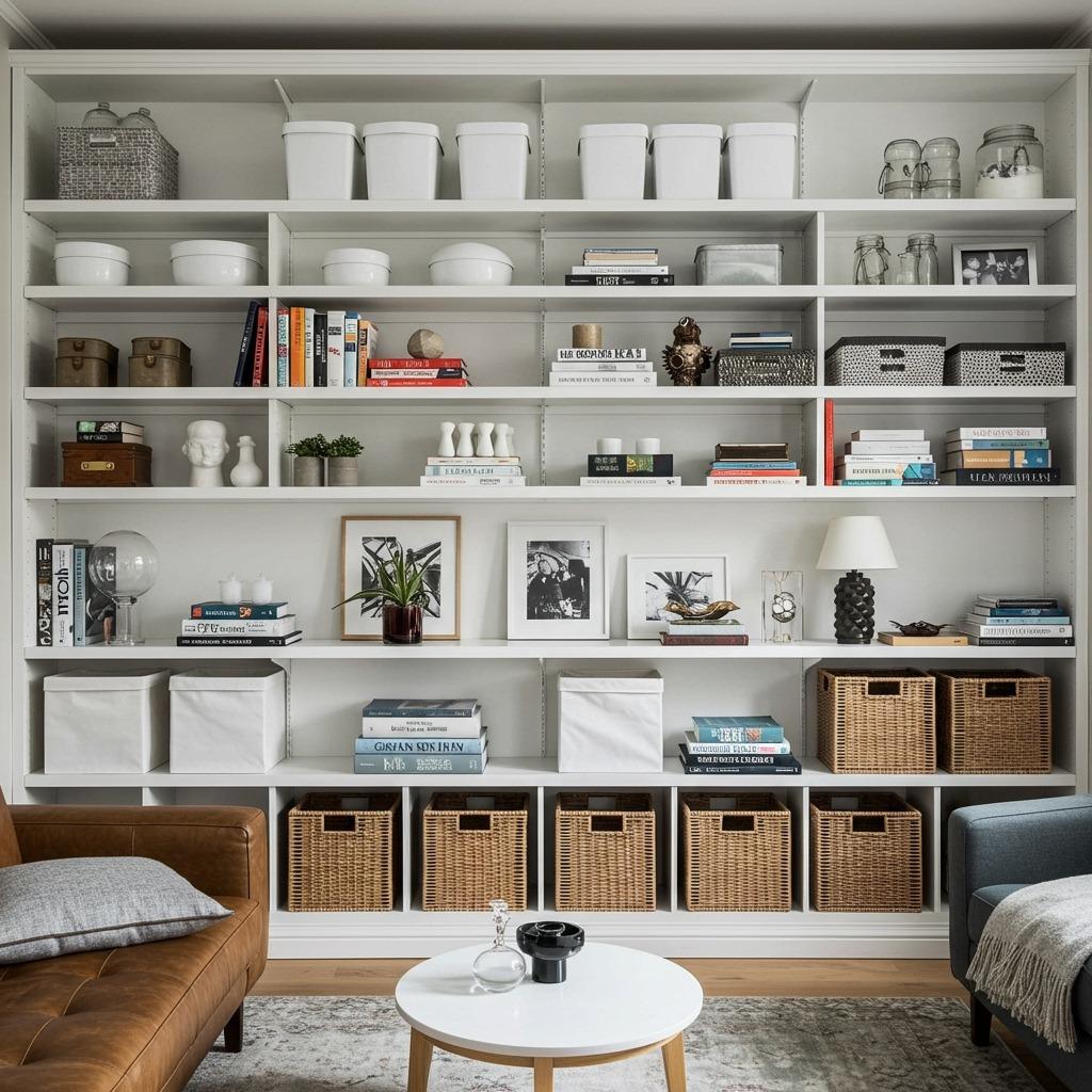Install Floor-to-Ceiling Built-In Storage