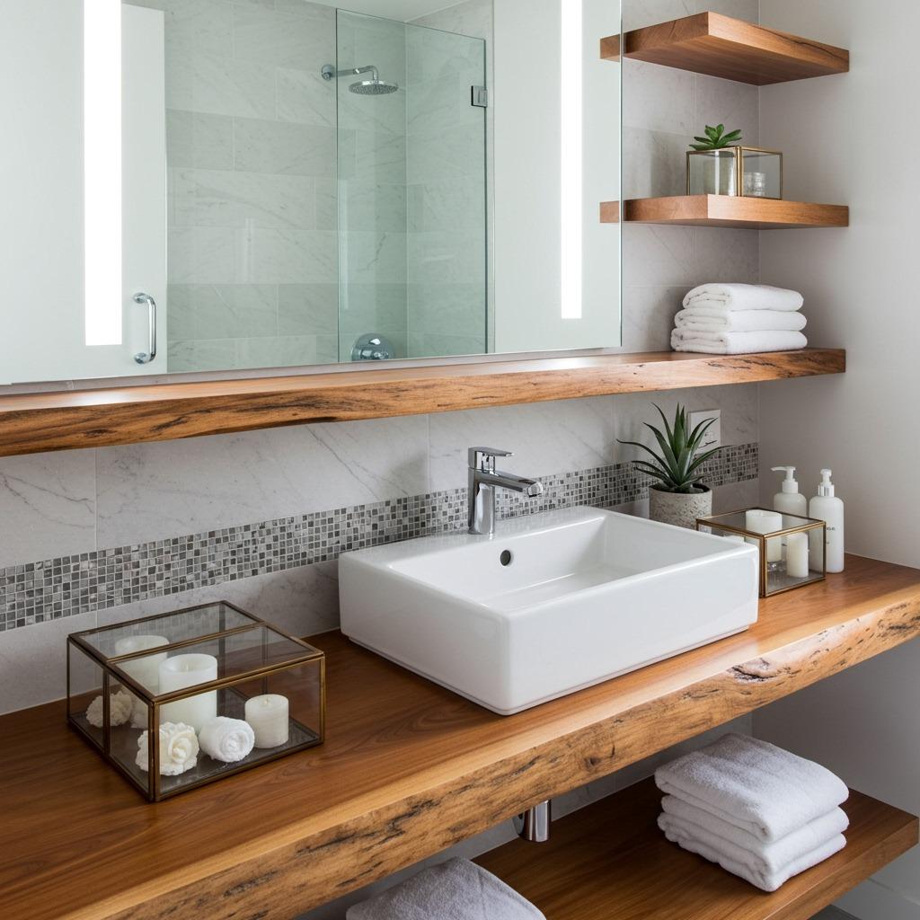 Use Natural Wood Accents