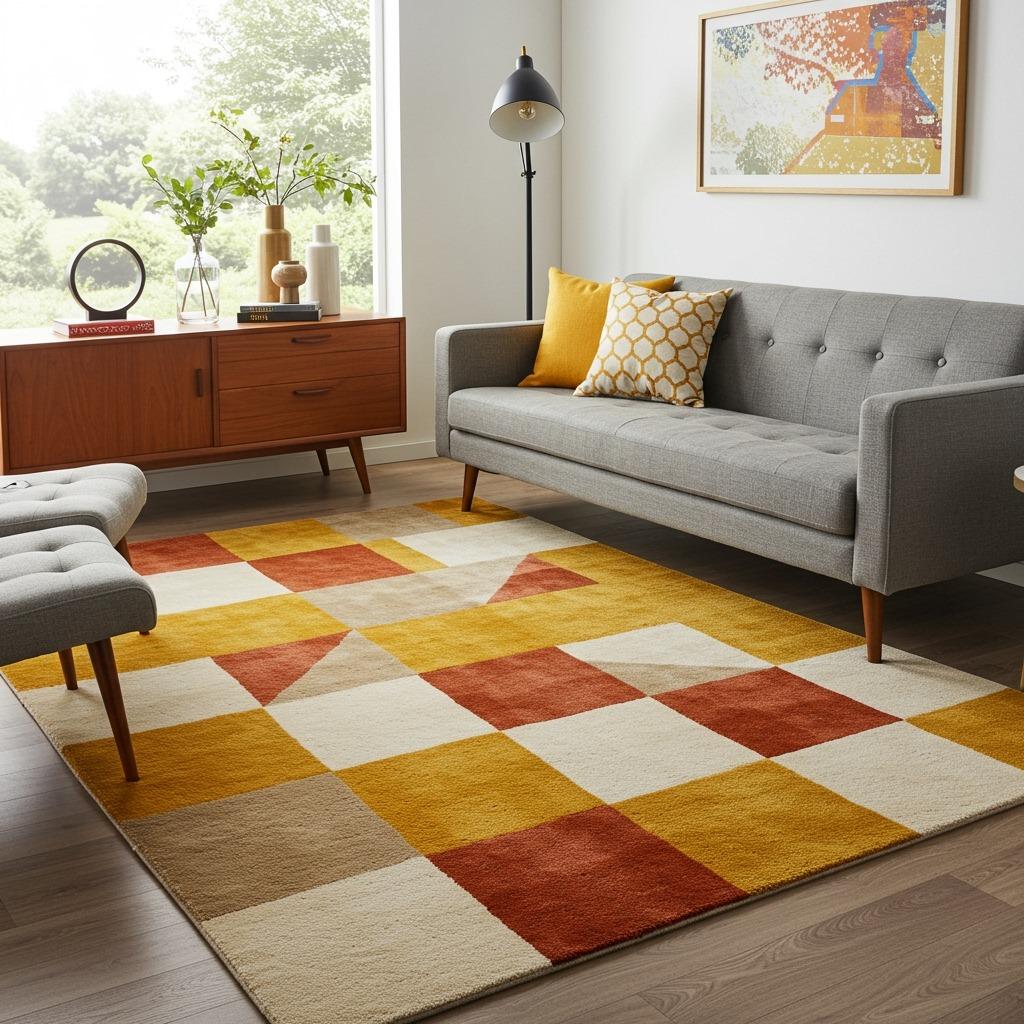 Add a Statement Rug to Anchor the Space