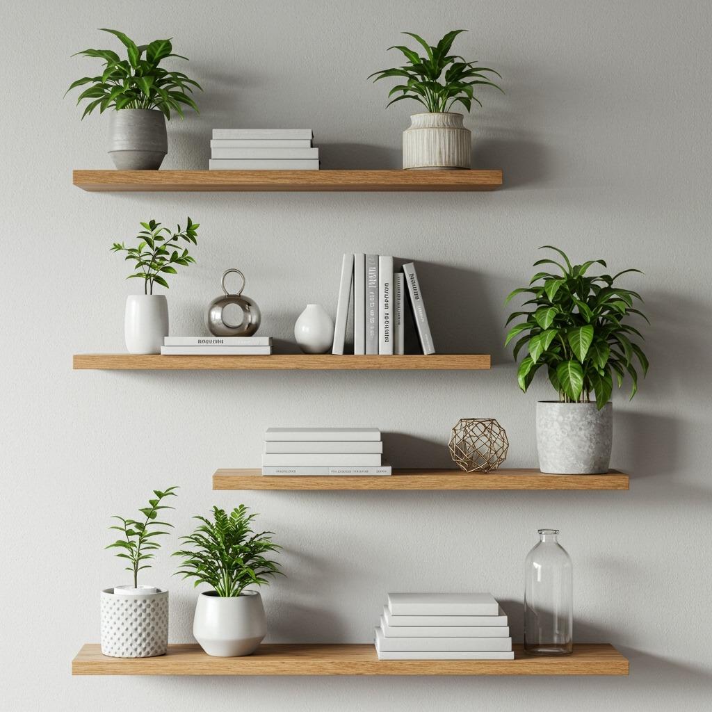 Add Floating Shelves