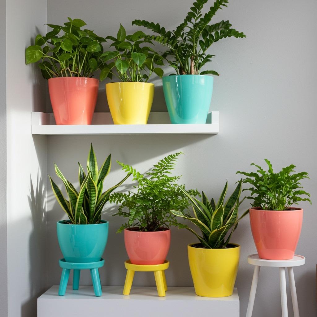 Add Life With Colorful Plants and Planters