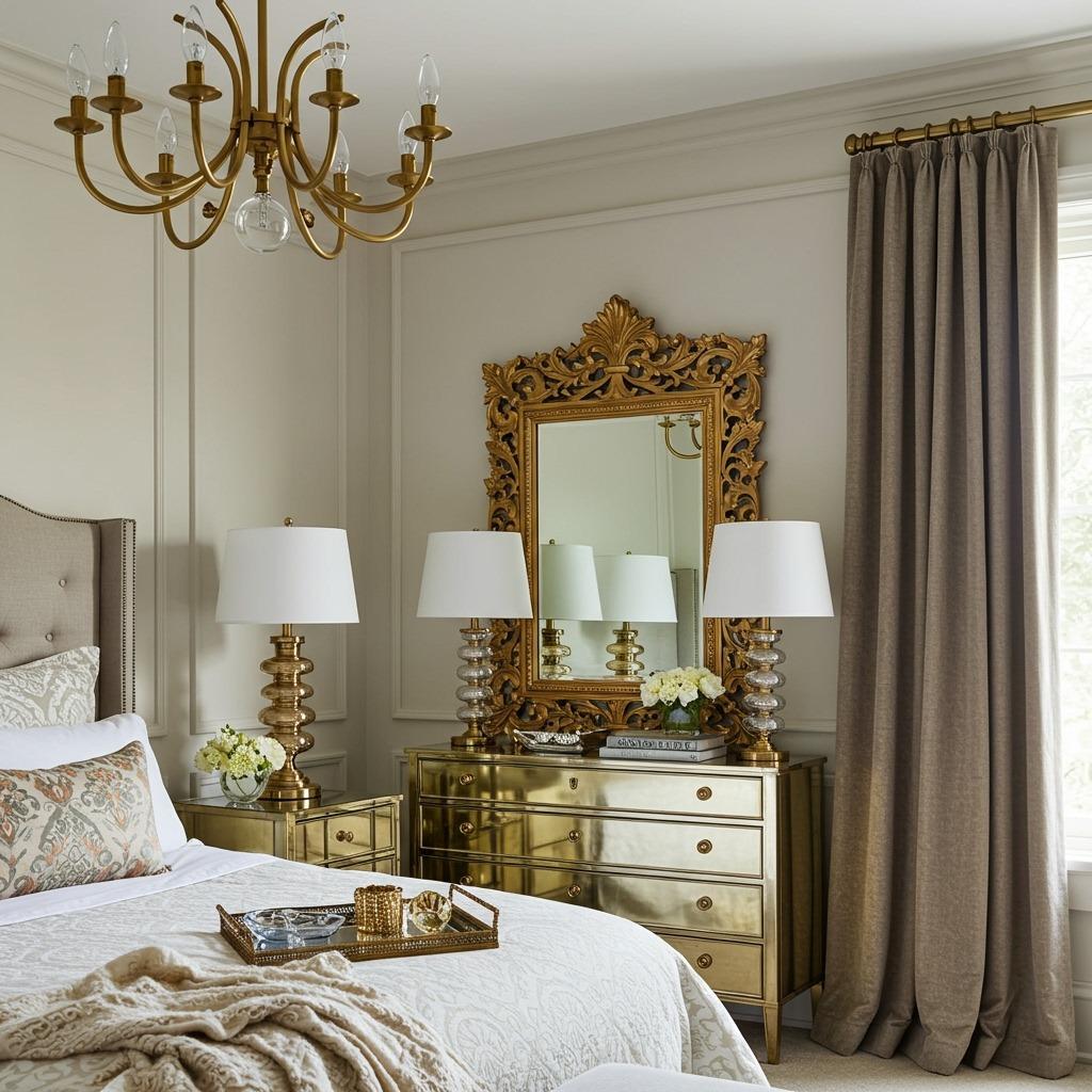 Add Metallic Accents Throughout