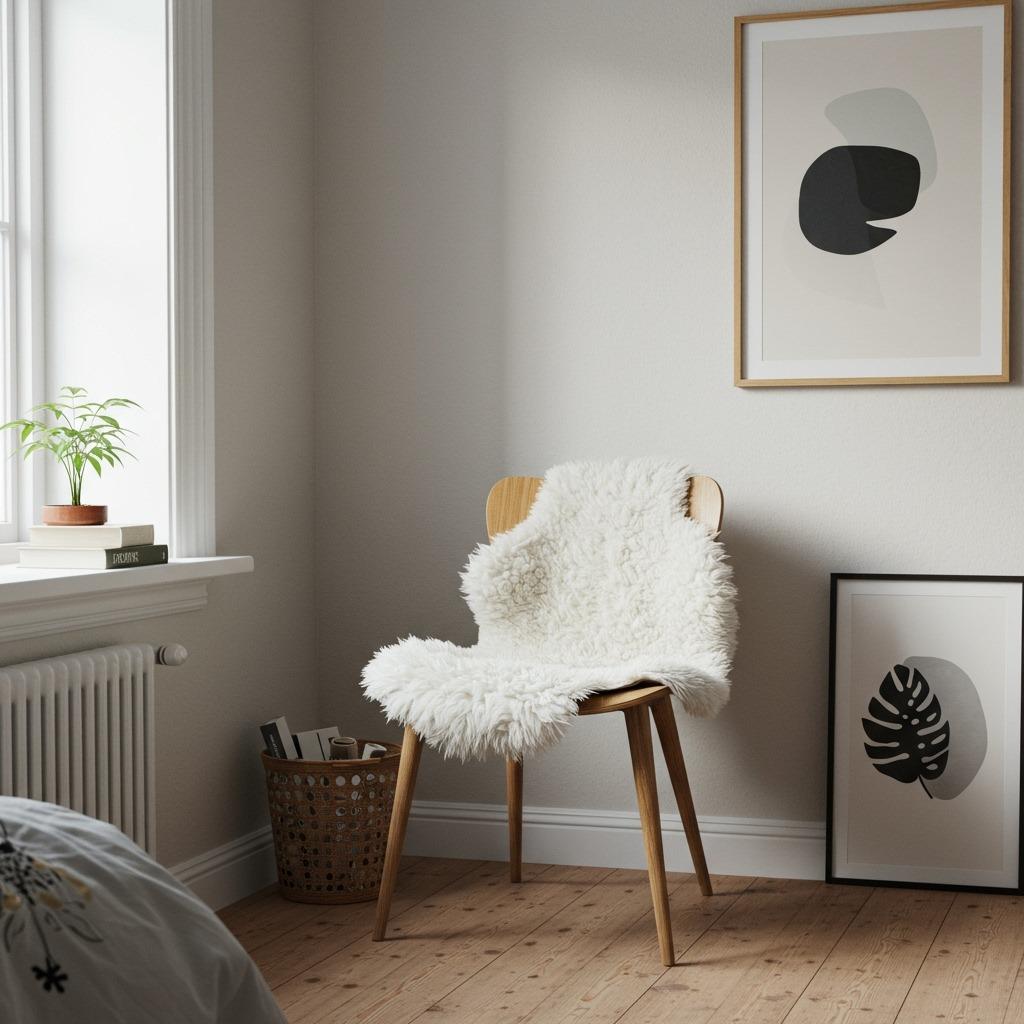 Add Warmth with Sheepskin Accents