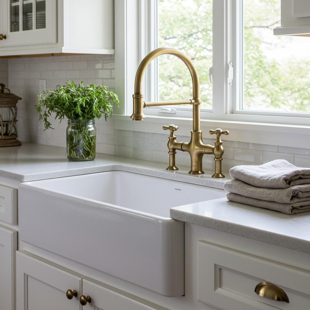 Apron-Front Farmhouse Sinks