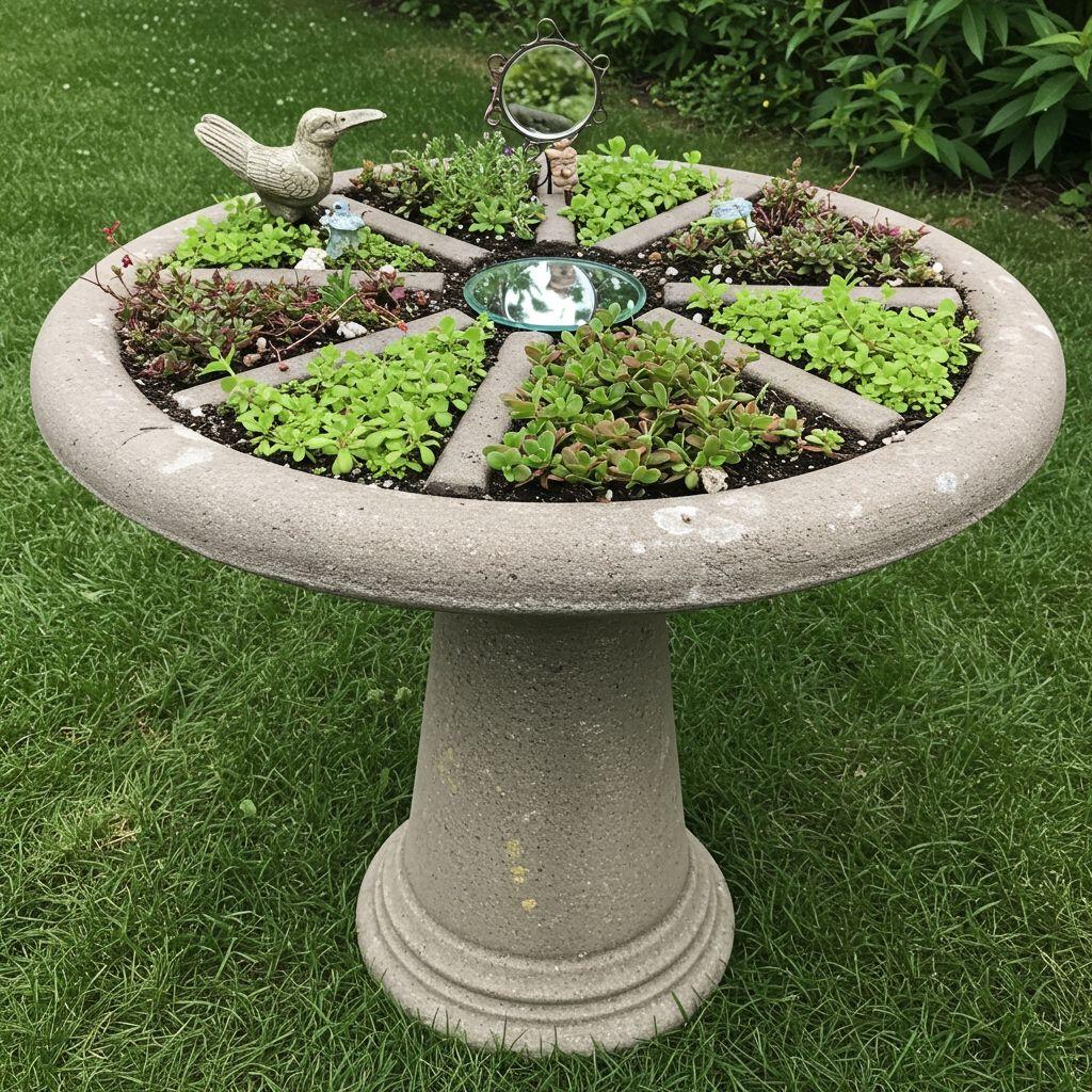 Birdbath Garden Theater