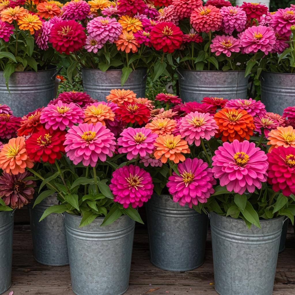 Bold Zinnia Statement