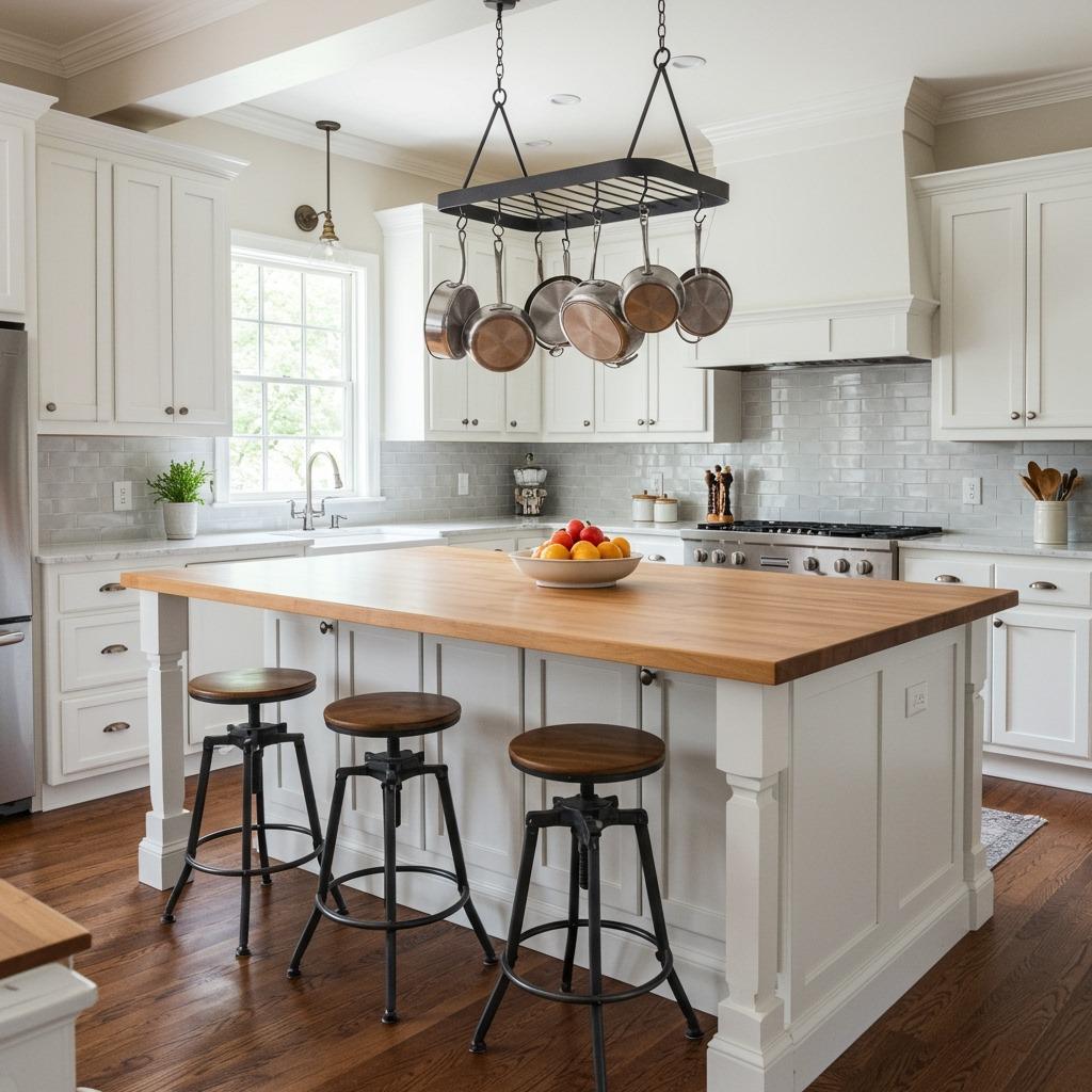 Butcher Block Island Countertop