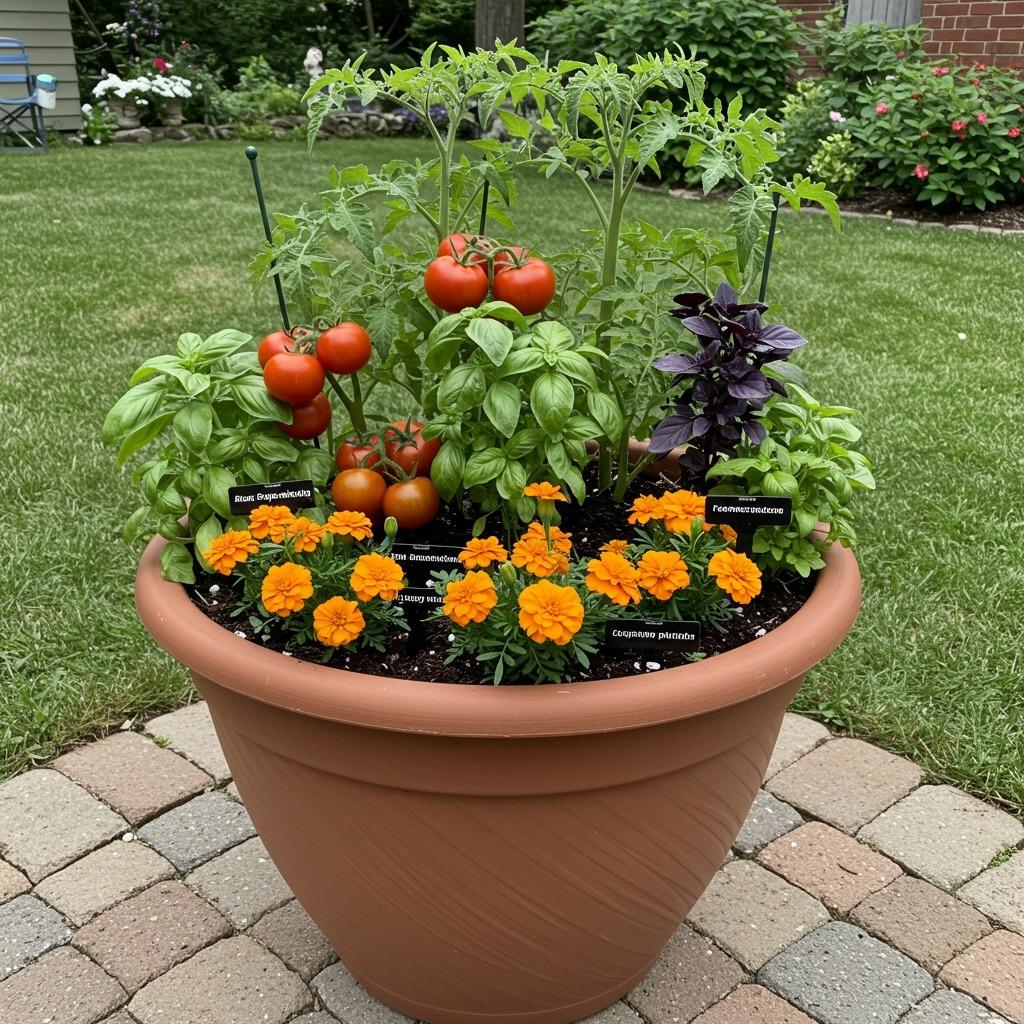 Companion Plant in Larger Containers