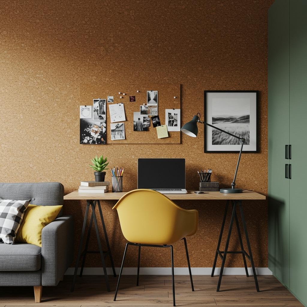 Cork Wall for Function and Style