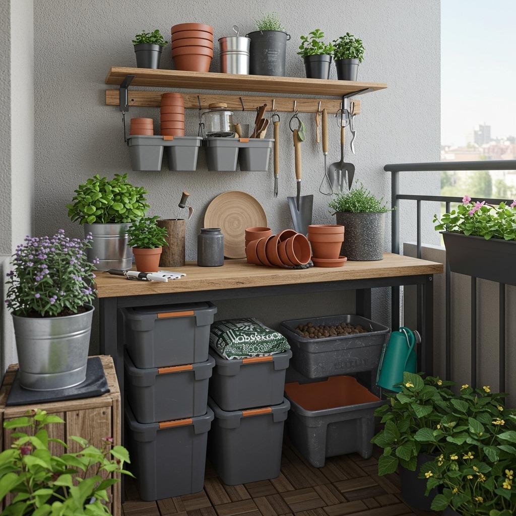 Create a Potting Station for Convenience