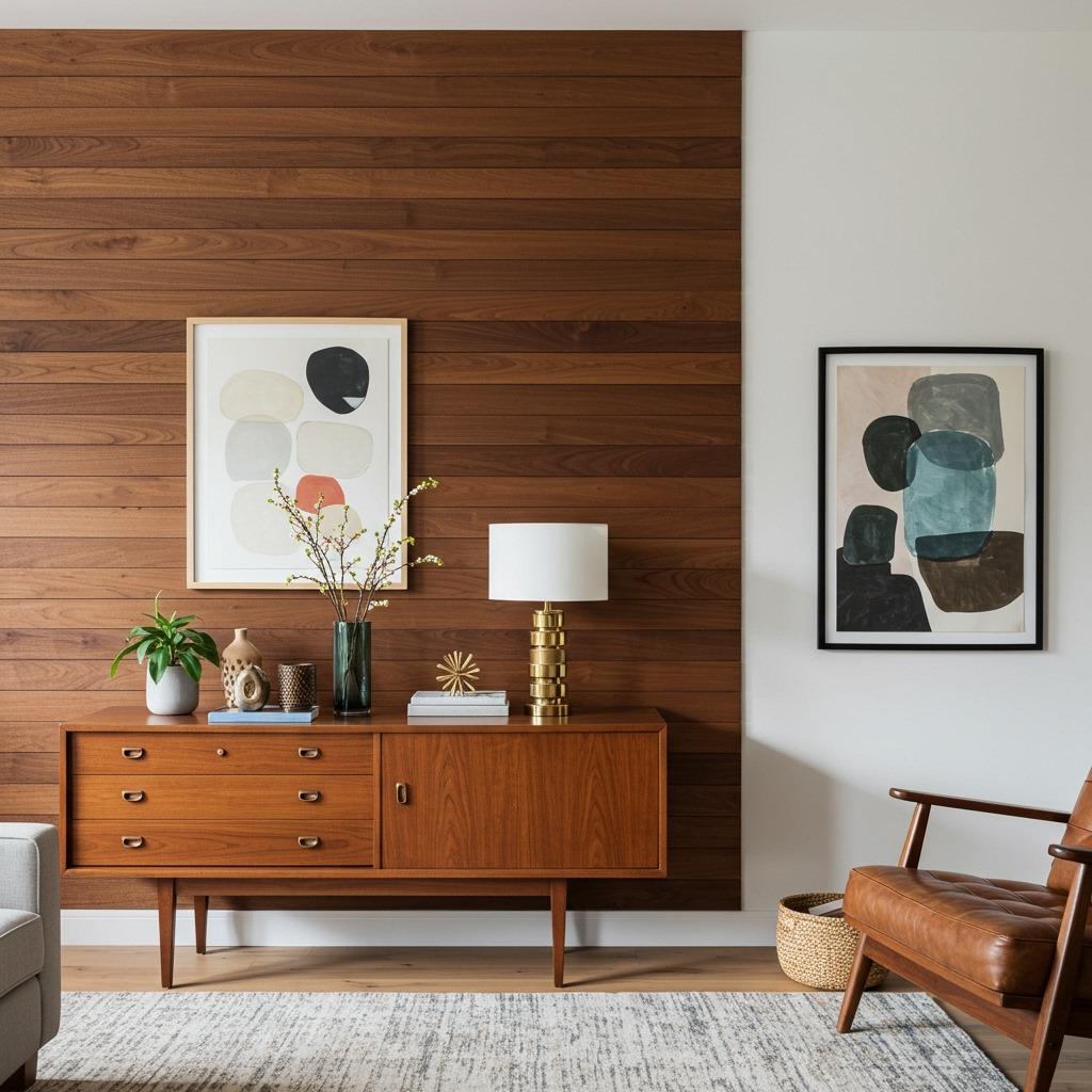 Design an Accent Wall With Retro Flair