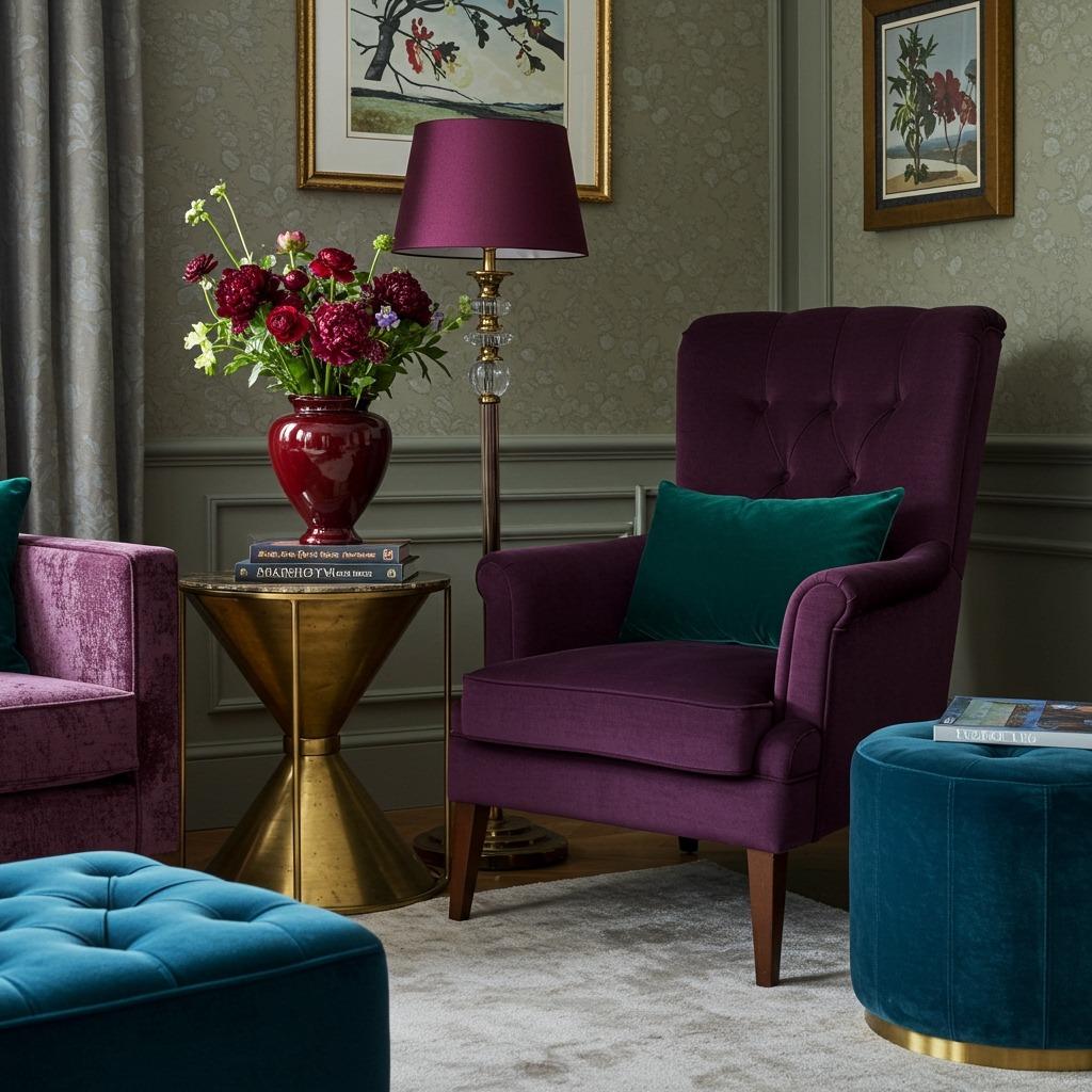 Embrace Jewel-Toned Accents