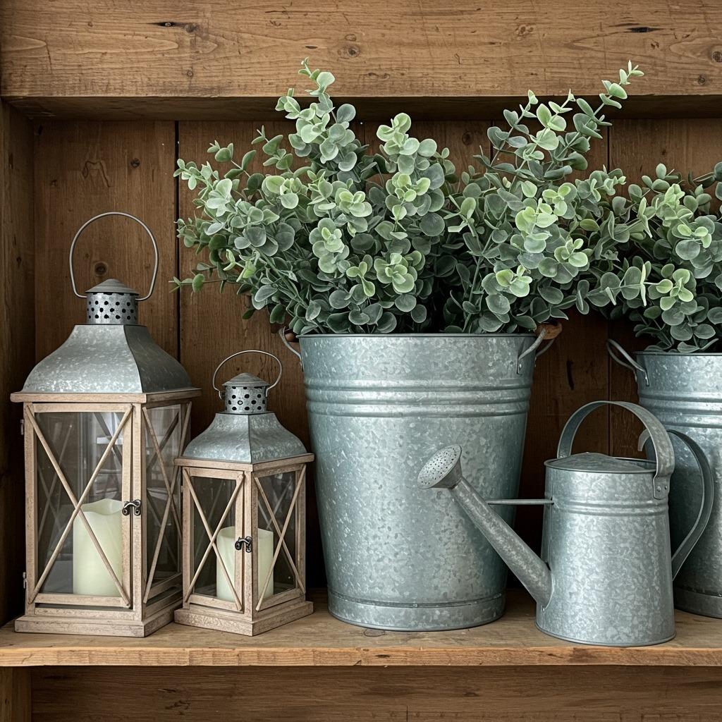 Galvanized Metal Accents