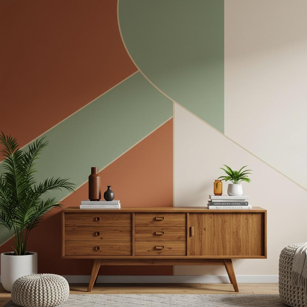 Geometric Paint Pattern