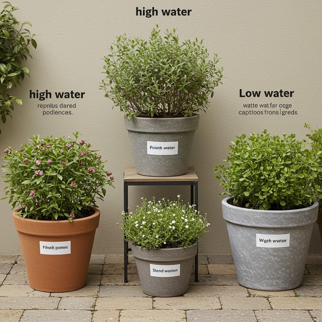 Group Plants by Water Needs