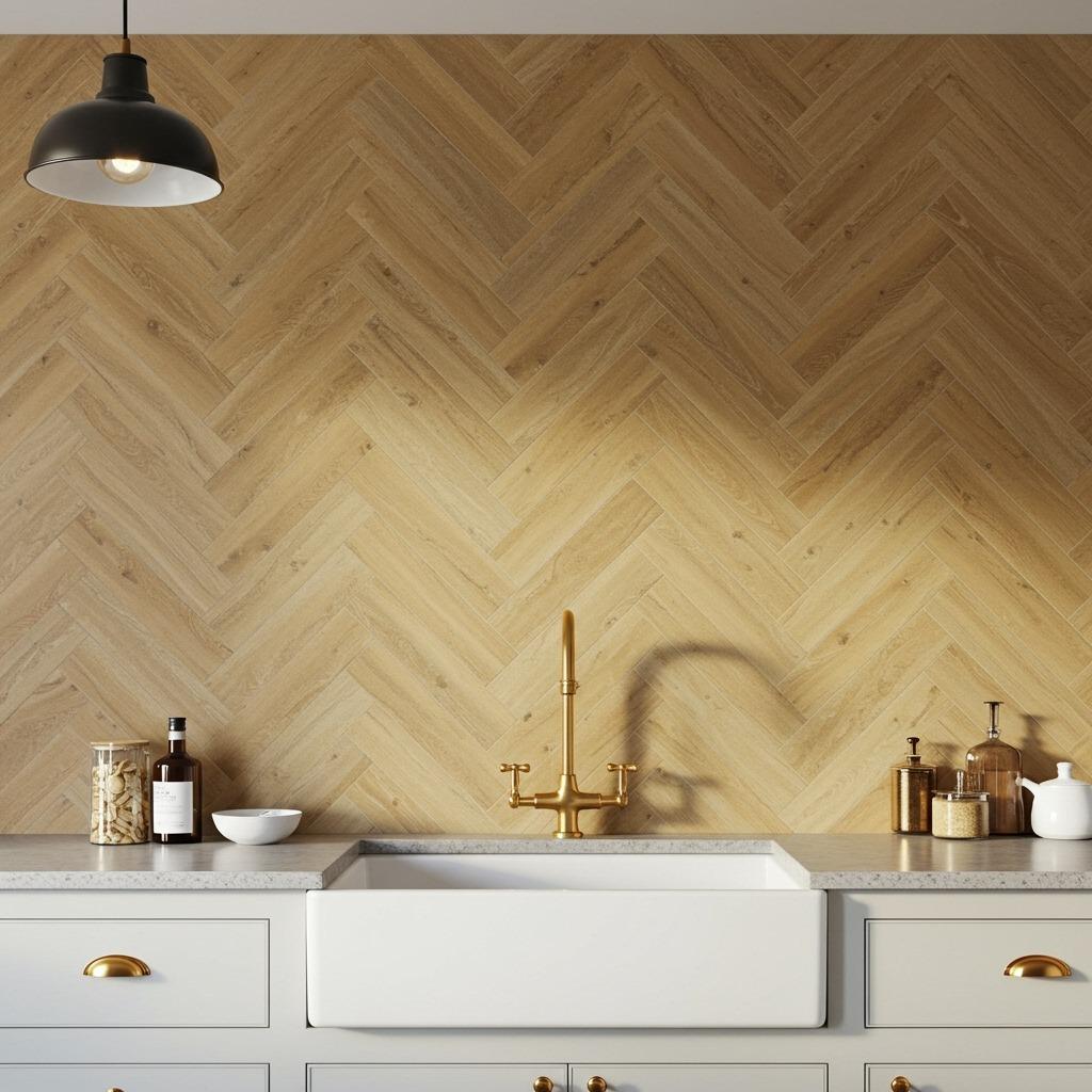 Herringbone Wood Tile Pattern
