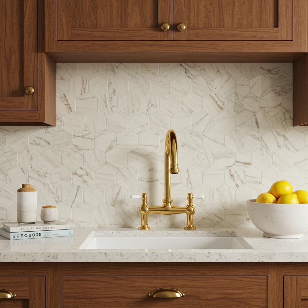 Hexagonal Stone Tiles