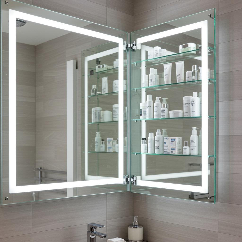 Install a Medicine Cabinet with Hidden Storage