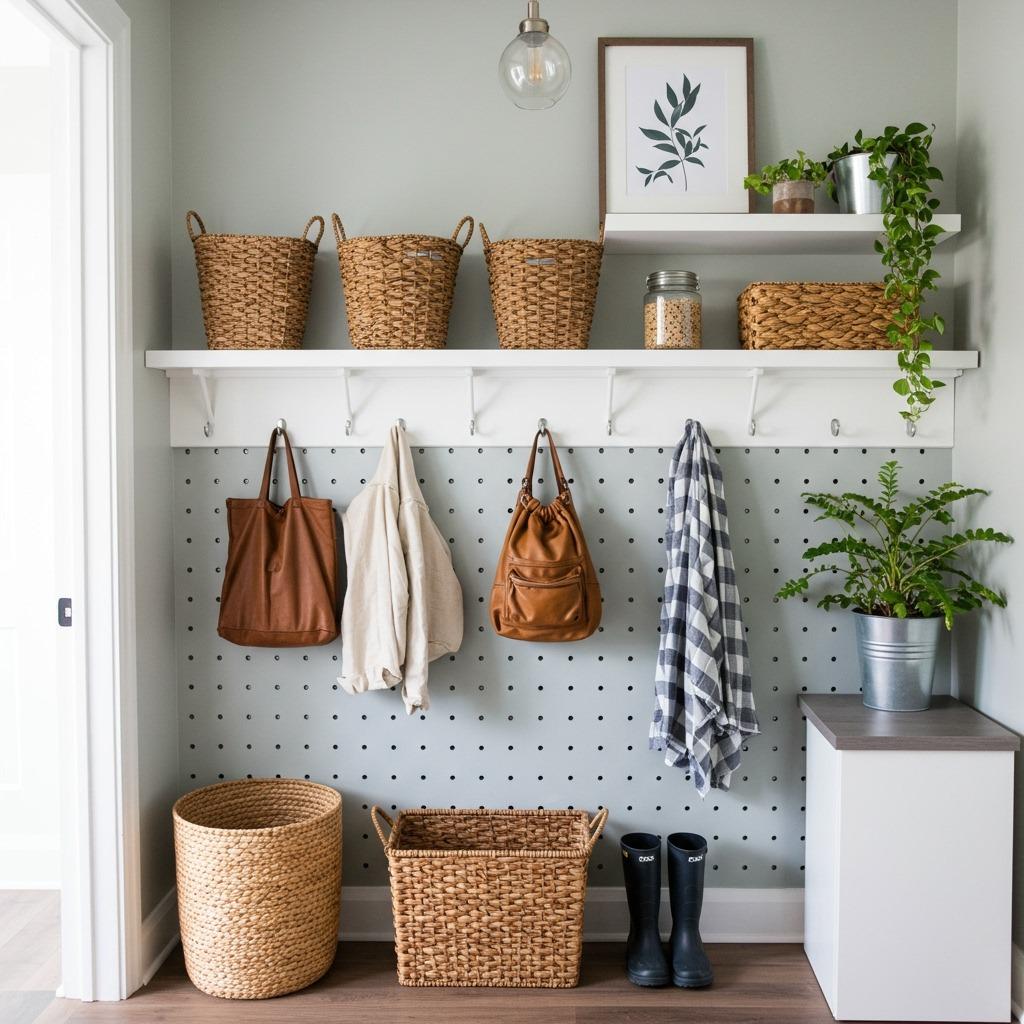 Install a Pegboard Wall in Your Garage or Mudroom