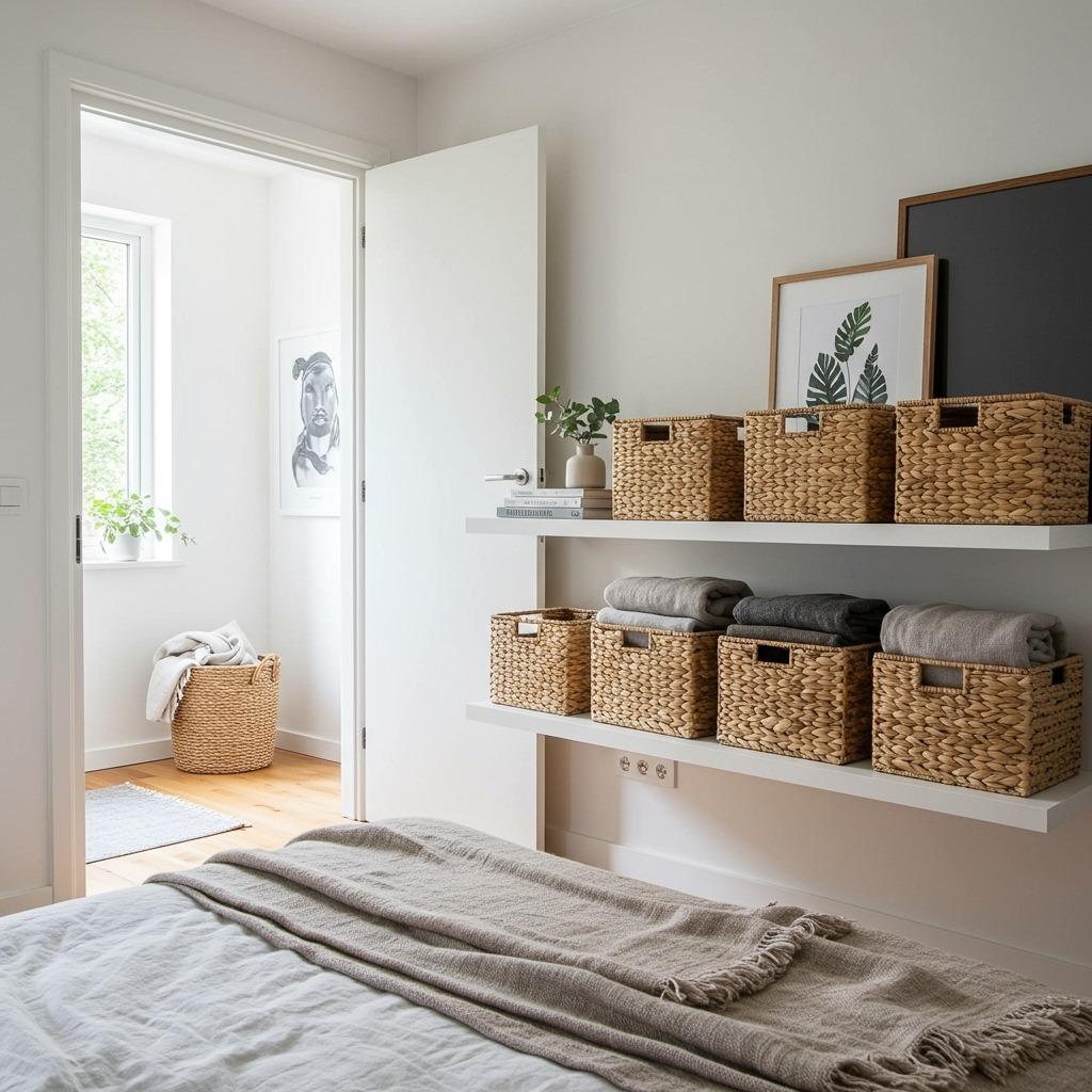 Install Floating Shelves Above Doorways