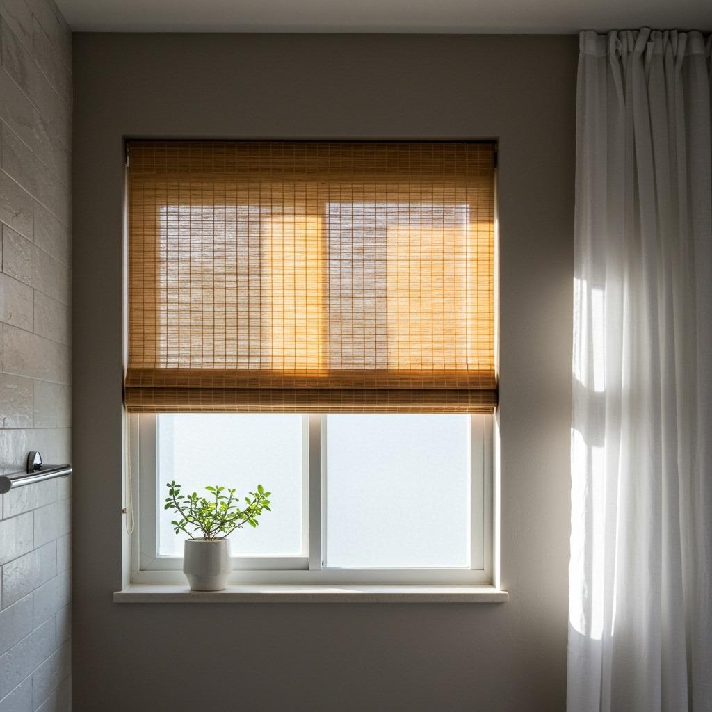 Install Natural Fiber Window Treatments