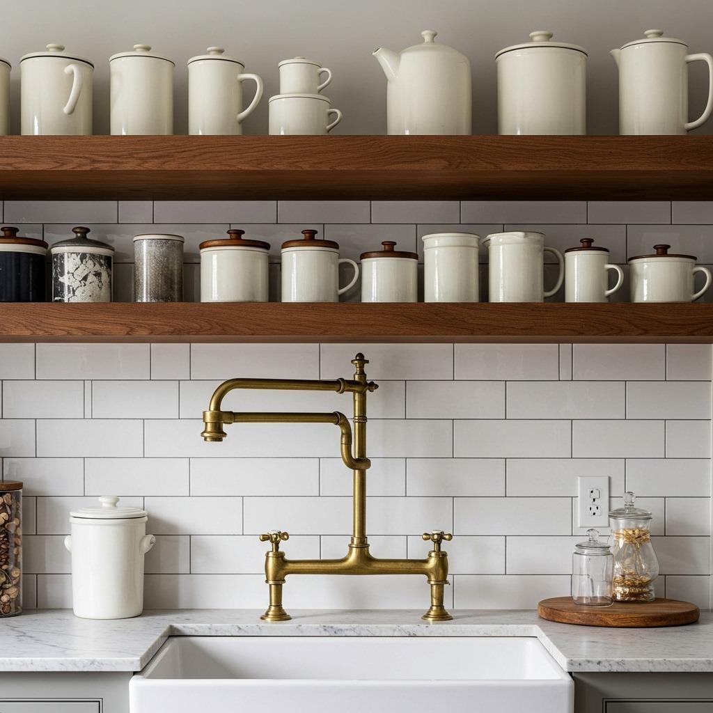 Install Subway Tile or Vintage-Style Backsplash