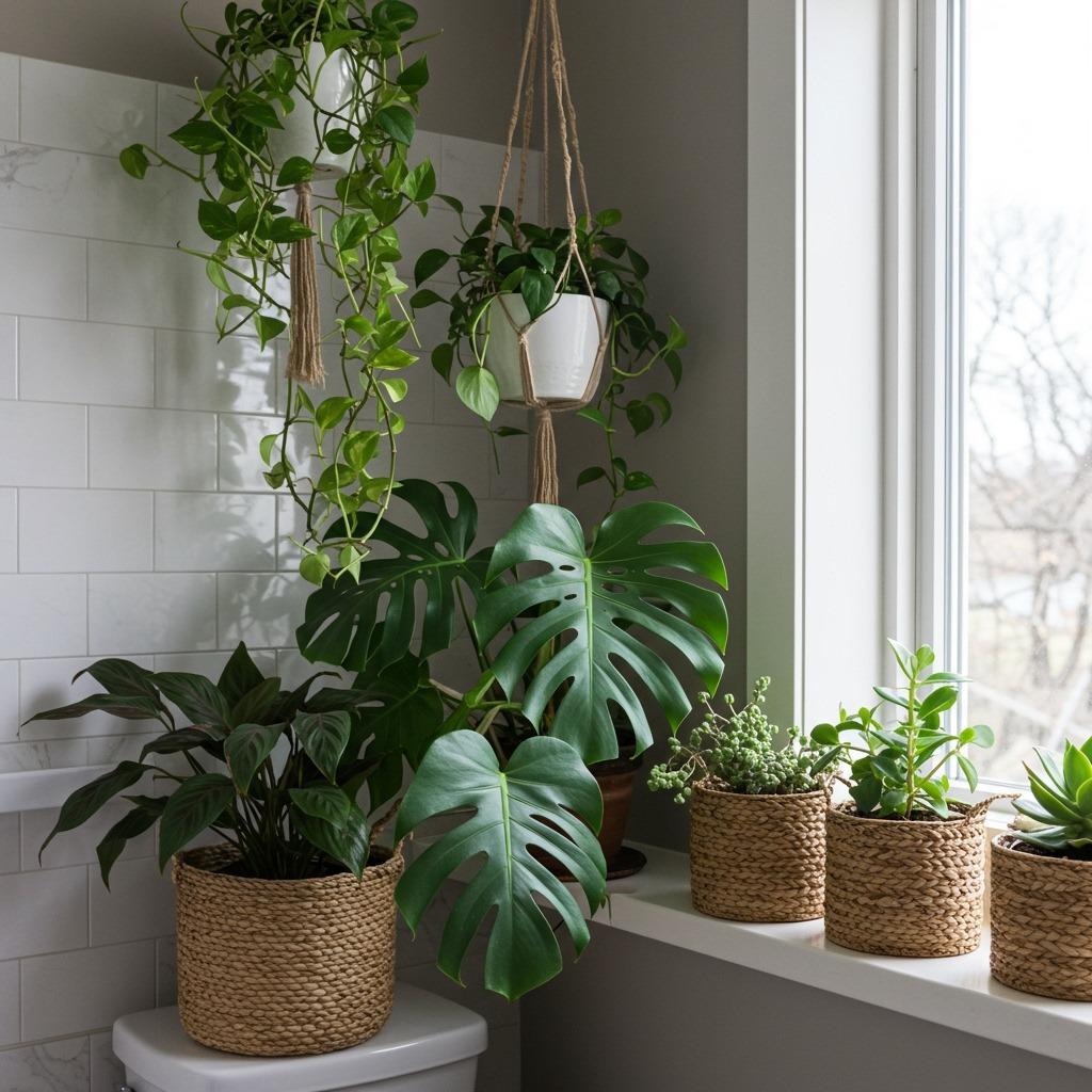 Layer in Abundant Greenery and Living Plants