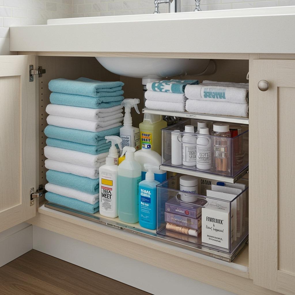 Maximize Under-Sink Storage with Sliding Drawers