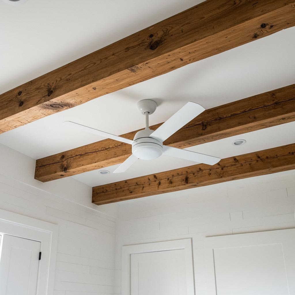 Natural Wood Ceiling Beams