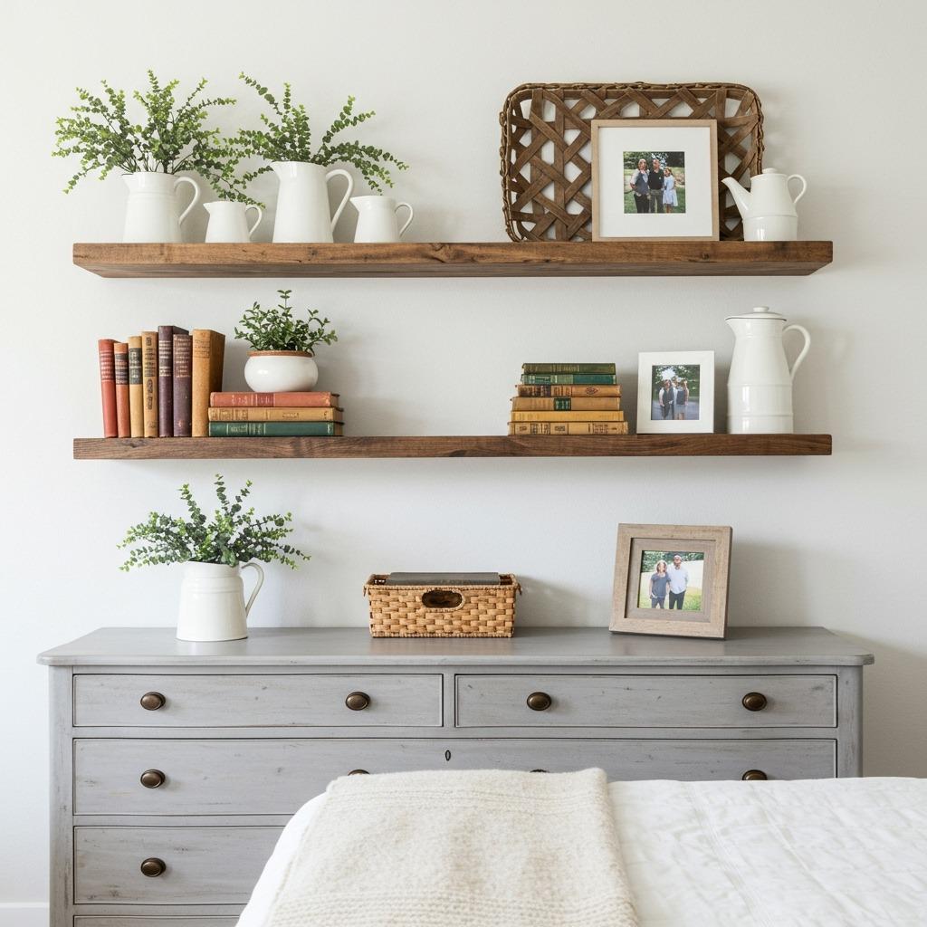 Open Shelving Display