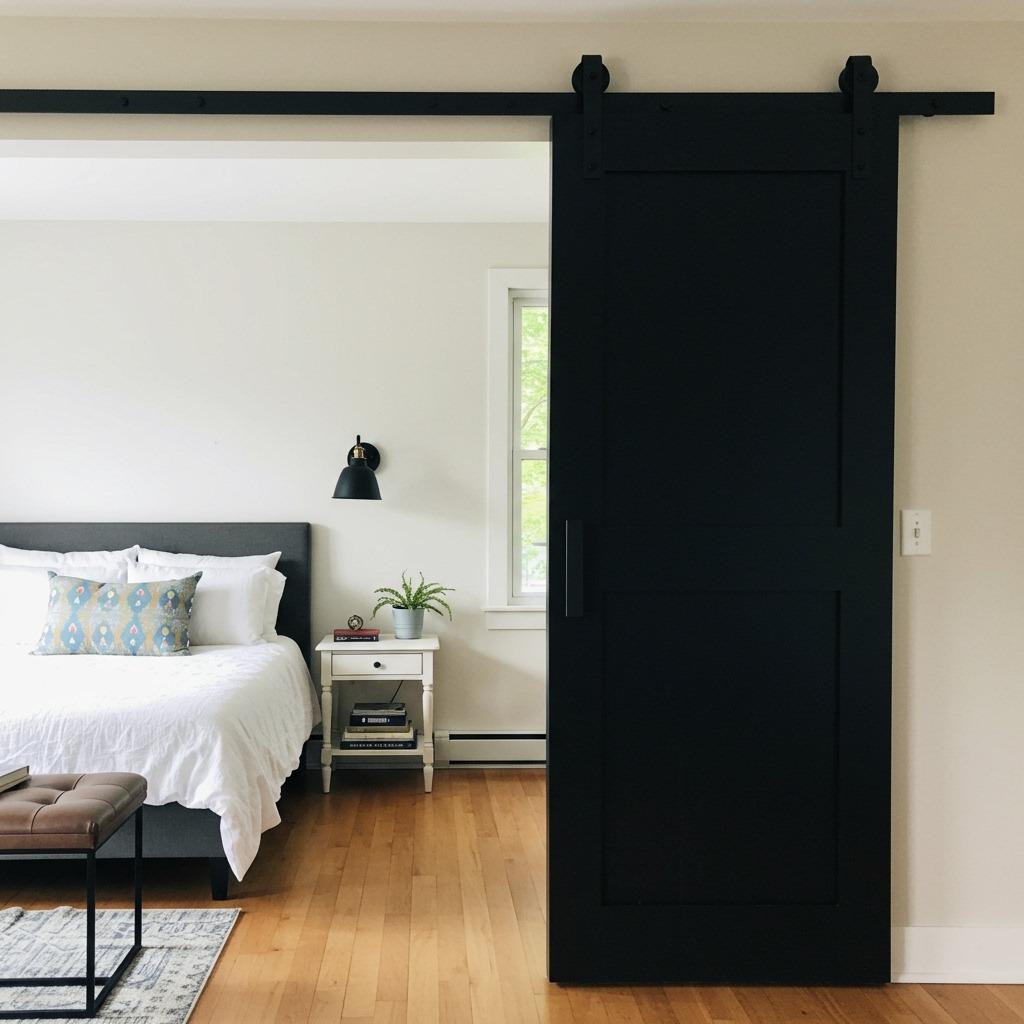 Opt for a Sliding Barn Door Instead of Swing Doors