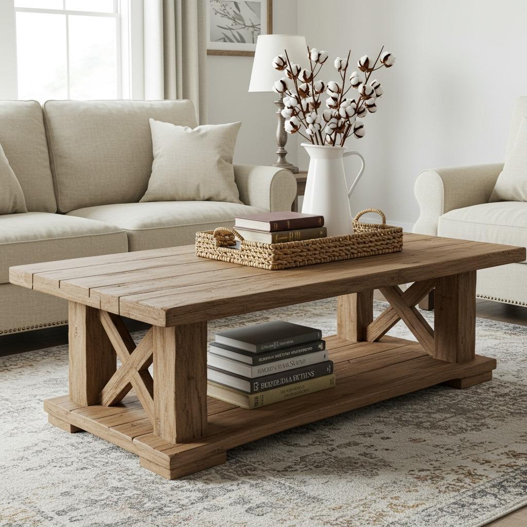 Oversized Farmhouse Coffee Tables