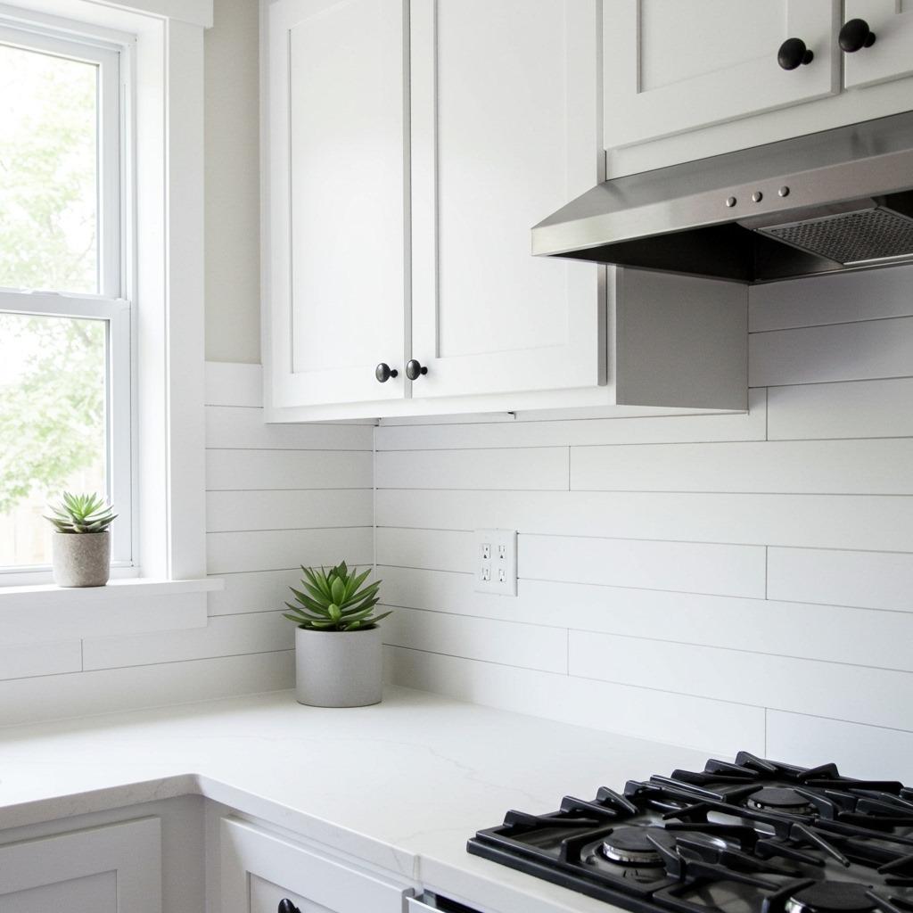 Peel-and-Stick Shiplap Panels