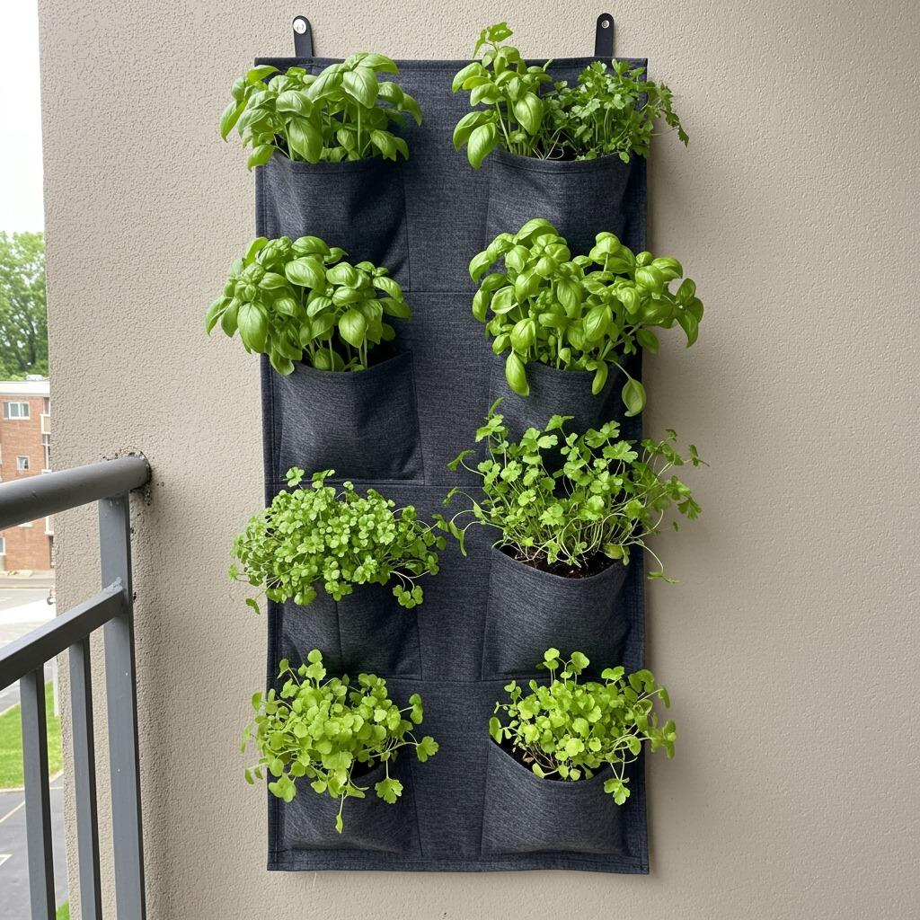 Pocket Planters for Herb Walls