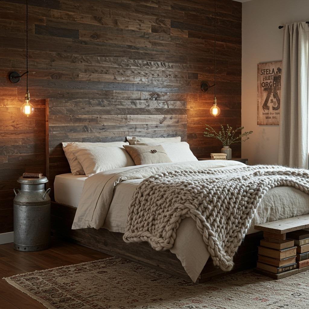 Reclaimed Wood Feature Wall