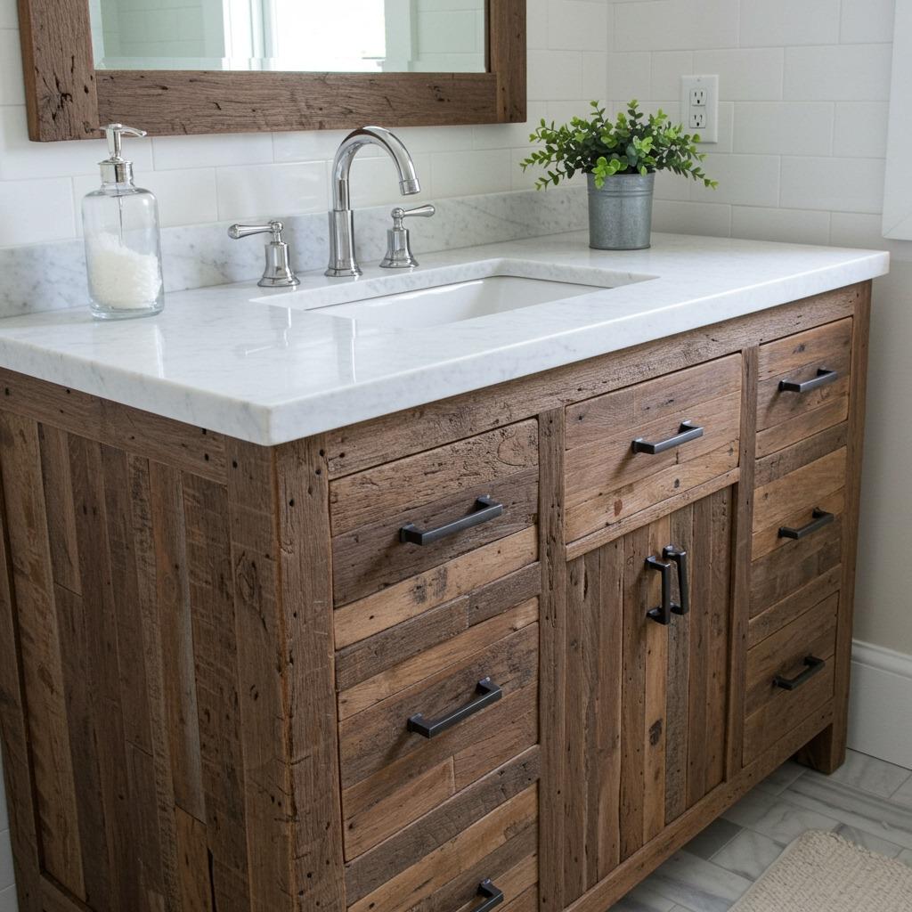 Reclaimed Wood Vanity