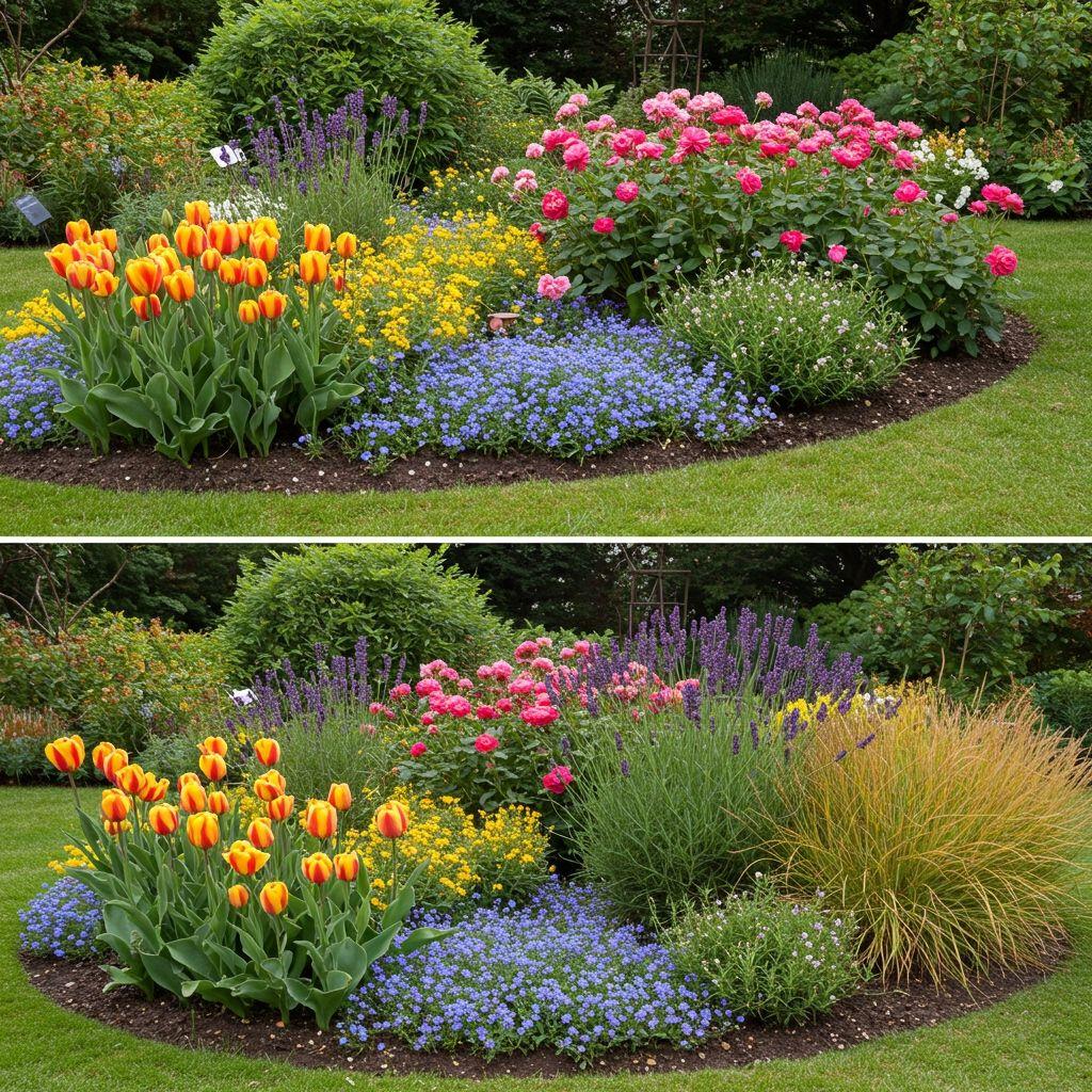 Seasonal Interest in French Cottage Gardens