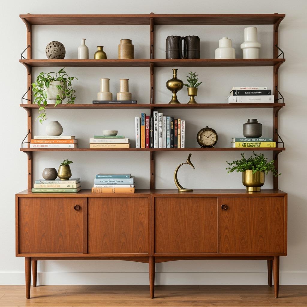 Style Shelves Like Curated Displays