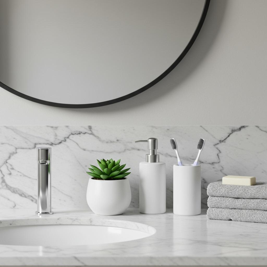 Style Your Vanity With Low-Maintenance Greenery