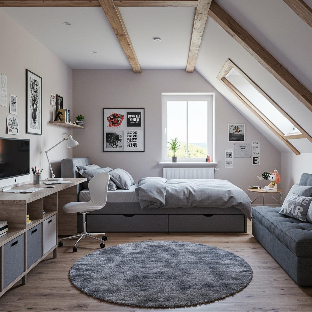 Teen Bedroom Suite with Privacy