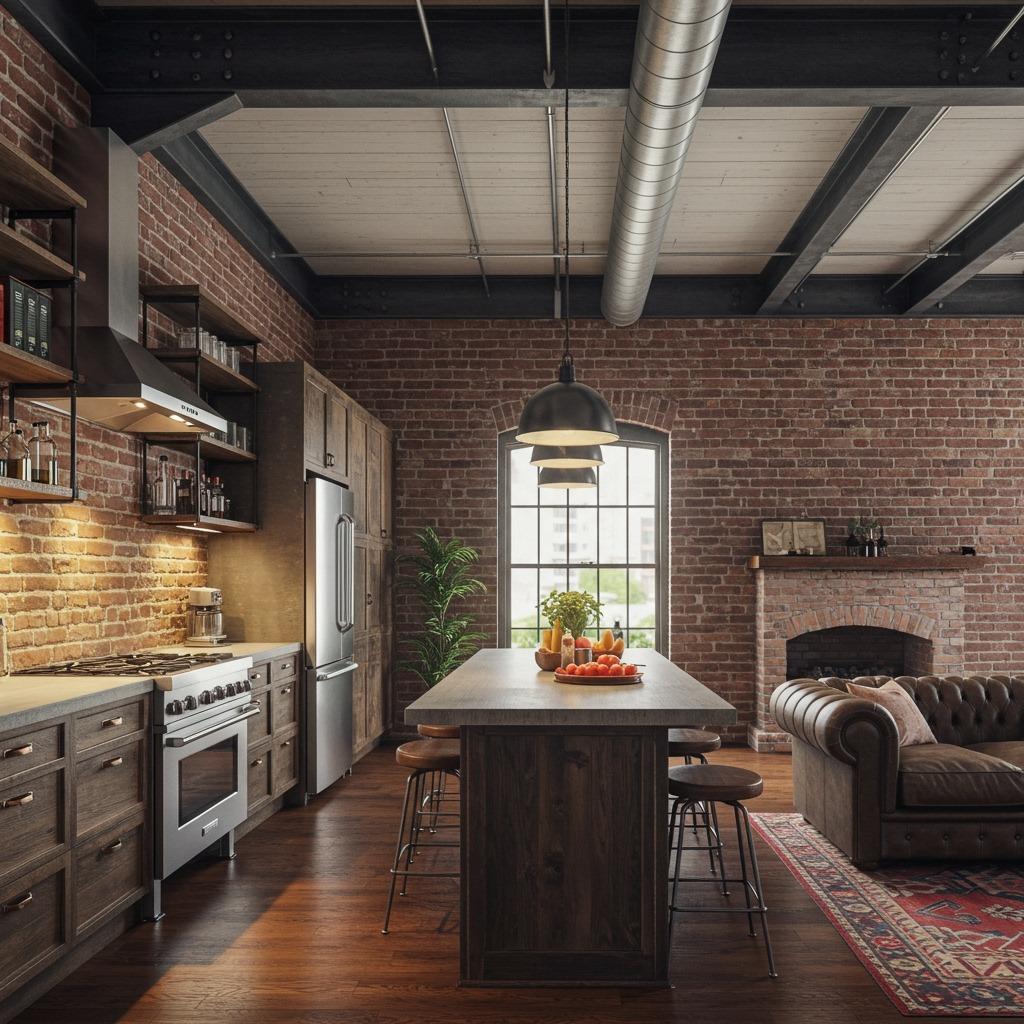 The Industrial Loft Style