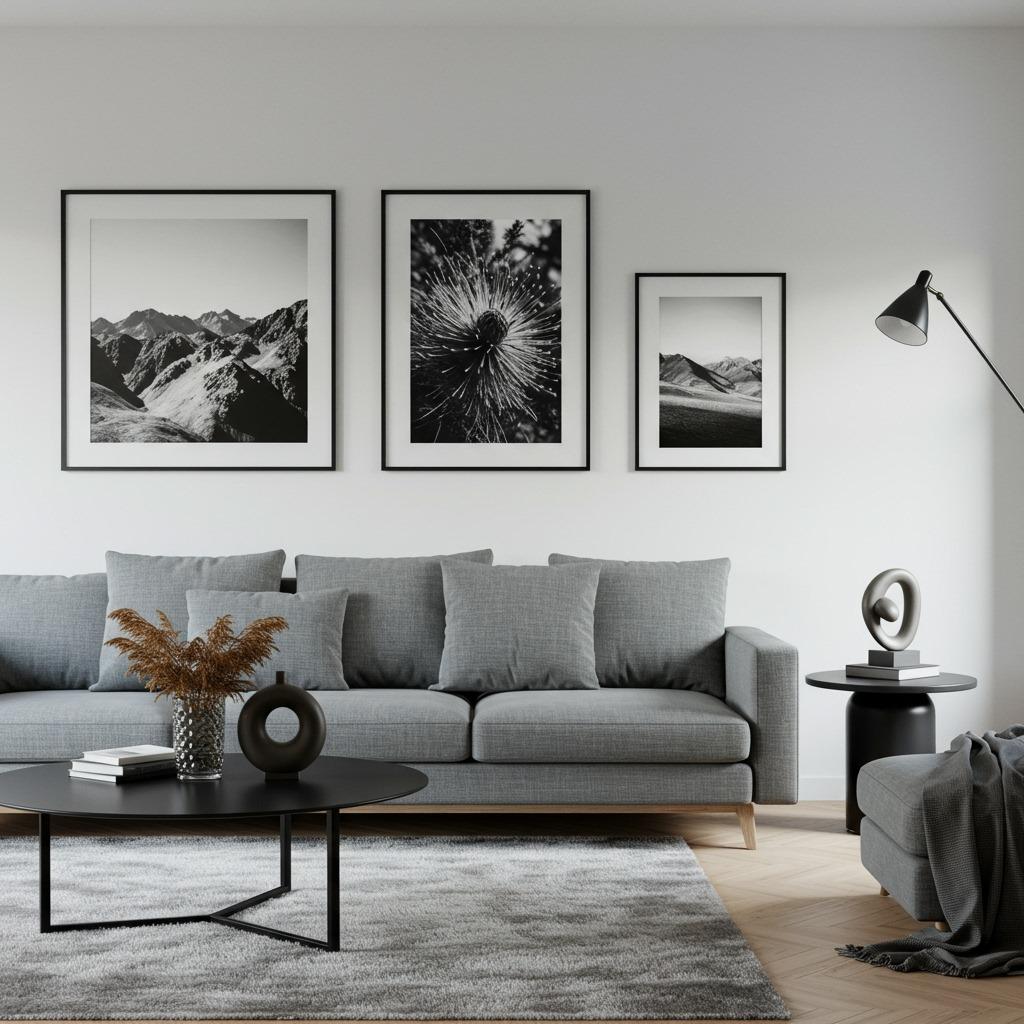 The Minimalist Gallery Wall Room