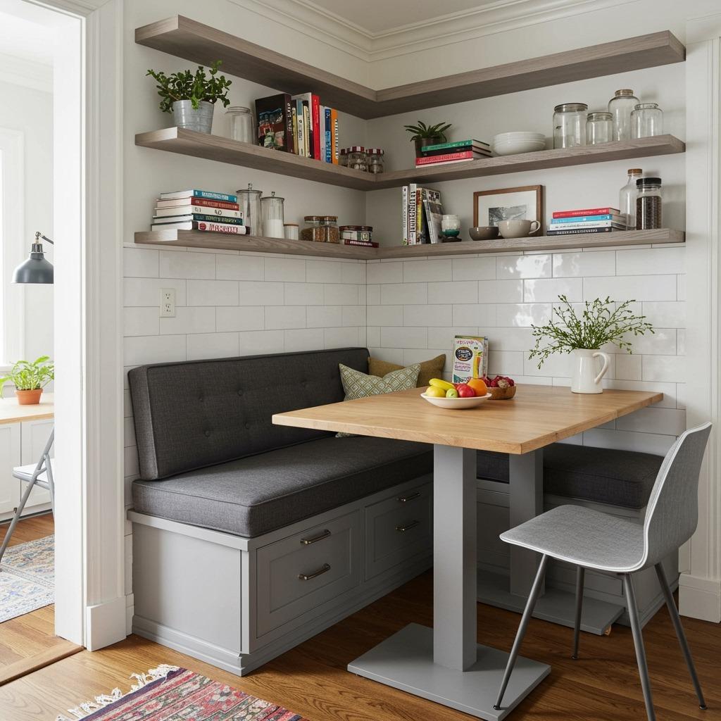 The Storage-Maximizing Small Breakfast Banquette