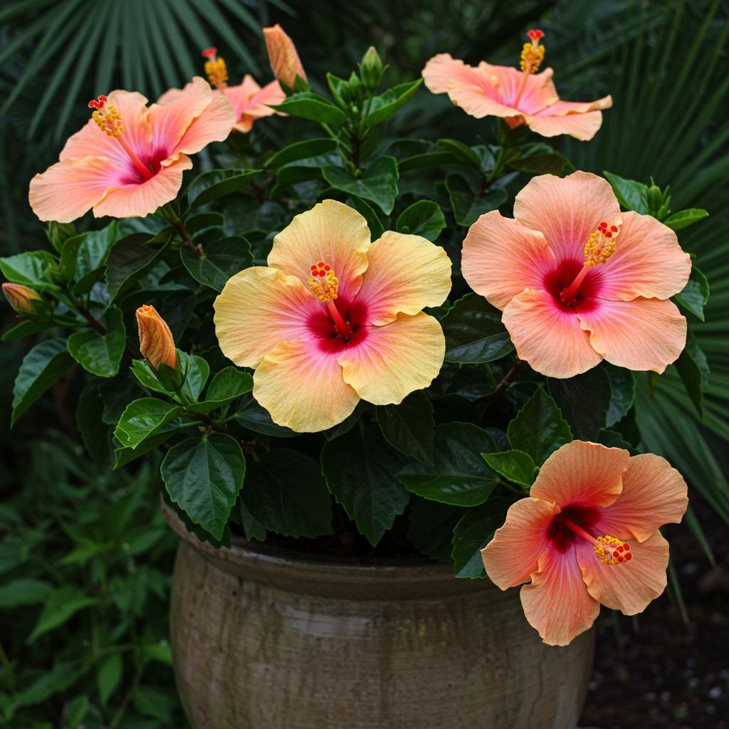 Tropical Hibiscus Drama